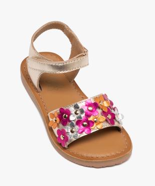 Sandales en cuir brillant à bride fantaisie fille vue5 - TANEO GEMO FOR GOOD - GEMO