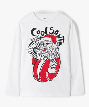 Tee-shirt garçon à manches longues spécial Noël vue1 - GEMO (JUNIOR) - GEMO