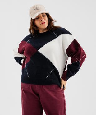 Pull col rond grande taille femme - LuluCastagnette vue1 - LULUCASTAGNETTE - GEMO
