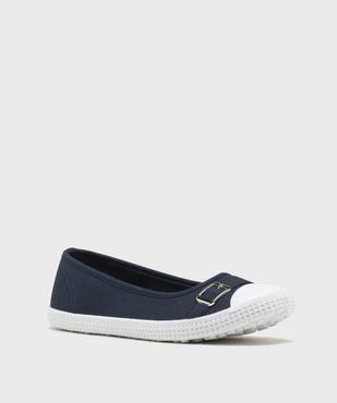 Ballerines en toile avec bout renforcé femme - Follow Me vue3 - 5 MILES - GEMO