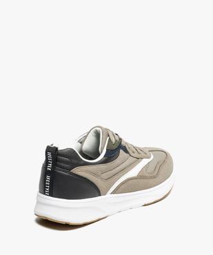 Baskets homme inspiration rétro running vue4 - GEMO (HOMME) - GEMO