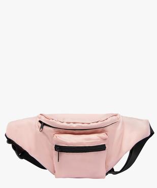 Sac banane femme en polyester recyclé vue1 - GEMO 4G FEMME - GEMO