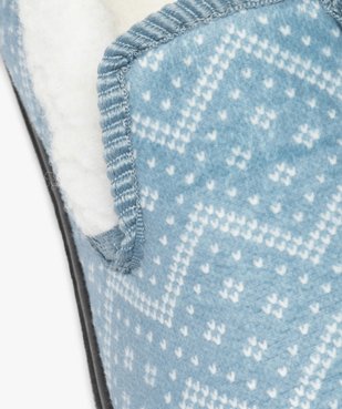Pantoufles femme à doublure fourrée en sherpa vue6 - GEMO(HOMWR FEM) - GEMO