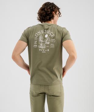 Tee-shirt manches courtes imprimé devant et dos homme - One Piece vue3 - ONE PIECE - GEMO