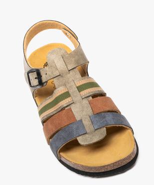 Sandales multibrides à semelle intérieure cuir ergonomique garçon vue5 - BUGGY GEMO FOR GOOD - GEMO