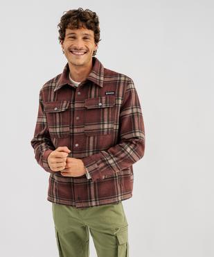 Sur-chemise à motif tartan avec doublure chaude homme - Roadsign vue1 - ROADSIGN D - GEMO