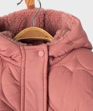 Manteau à capuche réversible bébé fille vue4 - GEMO(BEBE DEBT) - GEMO