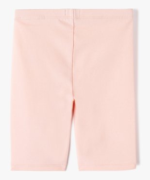 Leggings court en coton stretch fille vue3 - GEMO 4G FILLE - GEMO