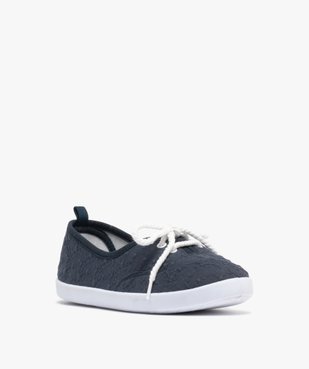 Ballerines en toile avec lacets cordelette femme - Valentina Baldano vue9 - VALENTINA BALDA - GEMO