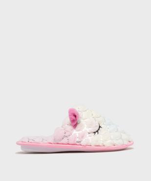 Chaussons mules avec motifs pailletés et oreilles en relief fille vue1 - GEMO (ENFANT) - GEMO