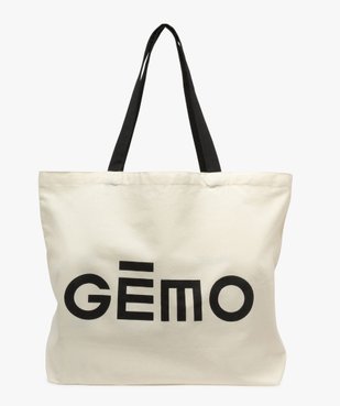 Totebag grand format en coton Gémo vue1 - GEMO (ACCESS) - GEMO