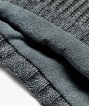 Echarpe snood doublée polaire garçon - Camps United vue3 - CAMPS - GEMO