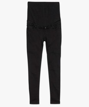 Jean de grossesse coupe slim avec bandeau élastiqué vue4 - GEMO (MATER) - GEMO