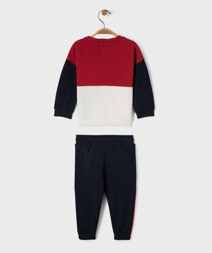 Ensemble 2 pièces sweat et jogging en molleton douillet bébé garçon vue4 - GEMO(BEBE DEBT) - GEMO