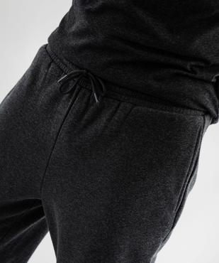 Pantalon de jogging avec intérieur molletonné homme vue2 - GEMO 4G HOMME - GEMO