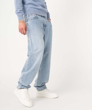 Jean homme loose délavé vue1 - GEMO (HOMME) - GEMO