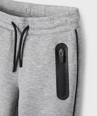 Pantalon de jogging avec poches zippées garçon vue2 - GEMO (ENFANT) - GEMO