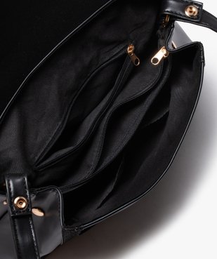 Sac femme multimatières avec rabat vue3 - GEMO (ACCESS) - GEMO