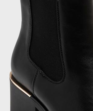 Chelsea boots à semelle crantée femme - 5 Miles vue6 - 5 MILES GEMO FOR GOOD - GEMO