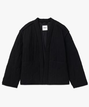 Veste matelassée en gaze de coton femme vue4 - GEMO 4G FEMME - GEMO