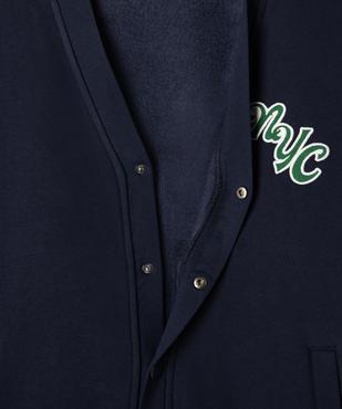 Gilet sweat à col V garçon vue4 - GEMO 4G GARCON - GEMO
