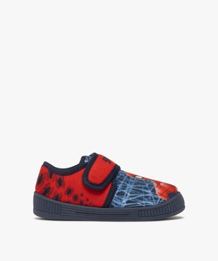 Chaussons garçon pantoufles à scratch - Spiderman vue1 - SPIDERMAN - GEMO