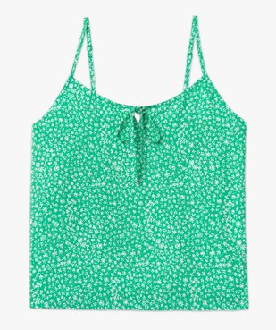 Débardeur femme imprimé à fines bretelles vue4 - GEMO(FEMME PAP) - GEMO