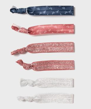 Elastiques pour les cheveux fille (lot de 6) vue1 - GEMO (ACCESS) - GEMO