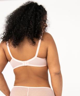 Soutien-gorge emboitant à armatures en dentelle grande taille vue2 - GEMO(HOMWR FEM) - GEMO