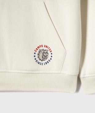 Sweat à capuche avec inscriptions garçon - Camps United vue3 - CAMPS - GEMO