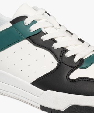 Baskets homme tricolores à lacets style rétro vue6 - 5 MILES GEMO FOR GOOD - GEMO