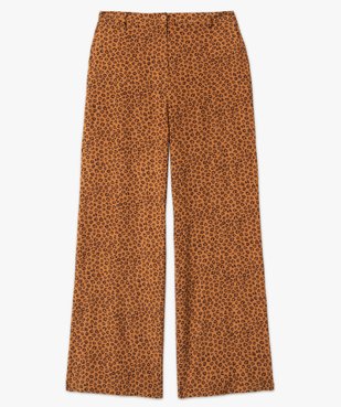 Pantalon ample imprimé femme vue4 - GEMO(FEMME PAP) - GEMO