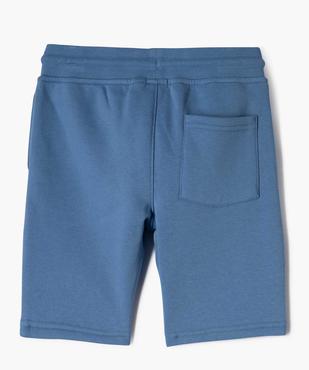 Bermuda en maille avec intérieur molletonné garçon vue3 - GEMO (ENFANT) - GEMO