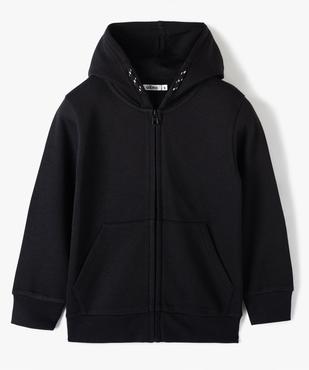Sweat zippé et molletonné à capuche garçon vue2 - GEMO (ENFANT) - GEMO