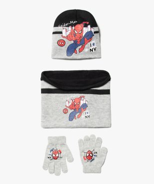 Ensemble garçon 3 pièces : snood + gants + bonnet - Spiderman vue1 - SPIDERMAN - GEMO