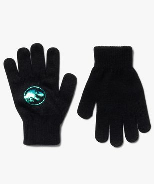 Gants garçon avec motifs dinosaures scintillants – Jurassic World vue1 - NBC UNIVERSAL - GEMO