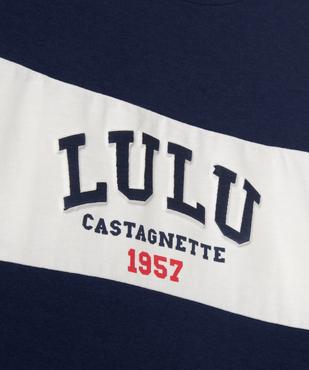 Tee-shirt manches longues bicolore garçon - LuluCastagnette vue3 - LULU CASTAGNETTE GEMO FOR GOOD - GEMO