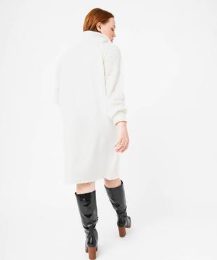 Robe pull à col montant boutonné femme grande taille vue3 - GEMO (G TAILLE) - GEMO