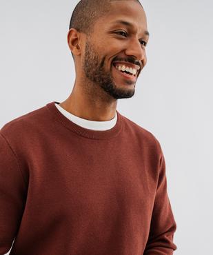 Pull en coton homme vue2 - GEMO (HOMME) - GEMO