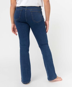 Jean femme coupe Bootcut stretch vue2 - GEMO 4G FEMME - GEMO