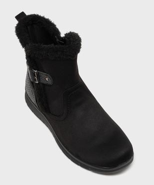 Boots confort avec détails en fourrure imitation femme vue5 - G'FLEX - GEMO