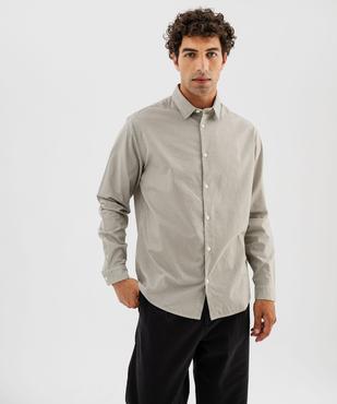 Chemise à micro-motifs homme  vue2 - GEMO 4G HOMME - GEMO