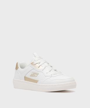 Baskets basses en matière vegan et semelle à mémoire de forme femme - Skechers vue2 - SKECHERS - GEMO