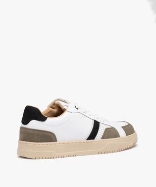 Baskets homme multicolores avec dessus en cuir - Alma Planète vue4 - ALMA - GEMO