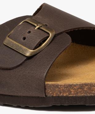 Sandales mules confort 1 bride en cuir homme vue6 - G'FLEX GEMO FOR GOOD - GEMO