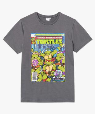 Tee-shirt homme à manches courtes imprimé - Tortues Ninja vue4 - TORTUE NINJA - GEMO