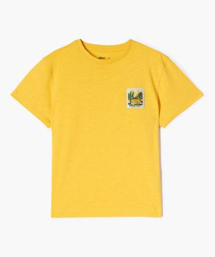 Tee-shirt manches courtes avec motif brodé Arizona garçon vue1 - GEMO (ENFANT) - GEMO