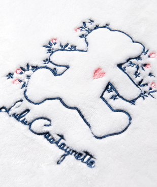 Couverture bébé réversible à motifs fleuris - LuluCastagnette vue2 - LULUCASTAGNETTE - GEMO