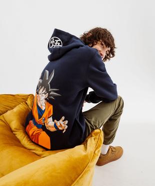 Sweat à capuche en molleton doux imprimé homme - Dragon Ball Super vue1 - DRAGON BALL Z - GEMO