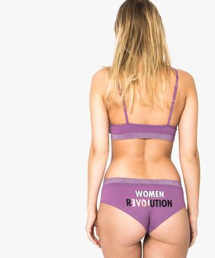 Brassière avec bonnets rembourrés vue3 - GEMO(HOMWR FEM) - GEMO